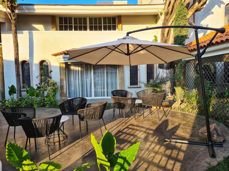 Terraza exterior diurna