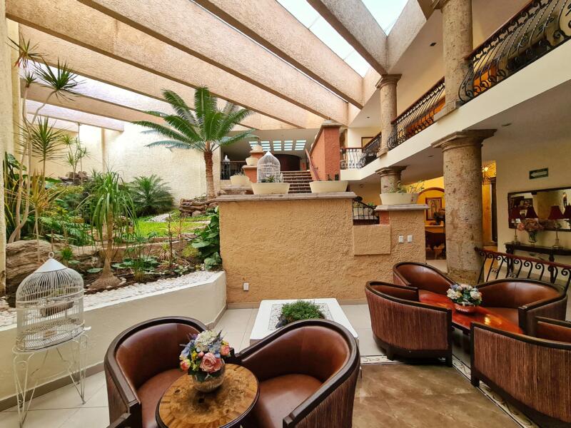 Jardín interior cenital